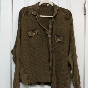 Free people oversized one scout jacket